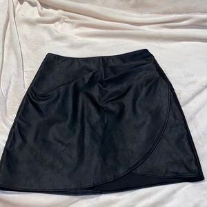 Abercrombie abs Fitch leather skirt